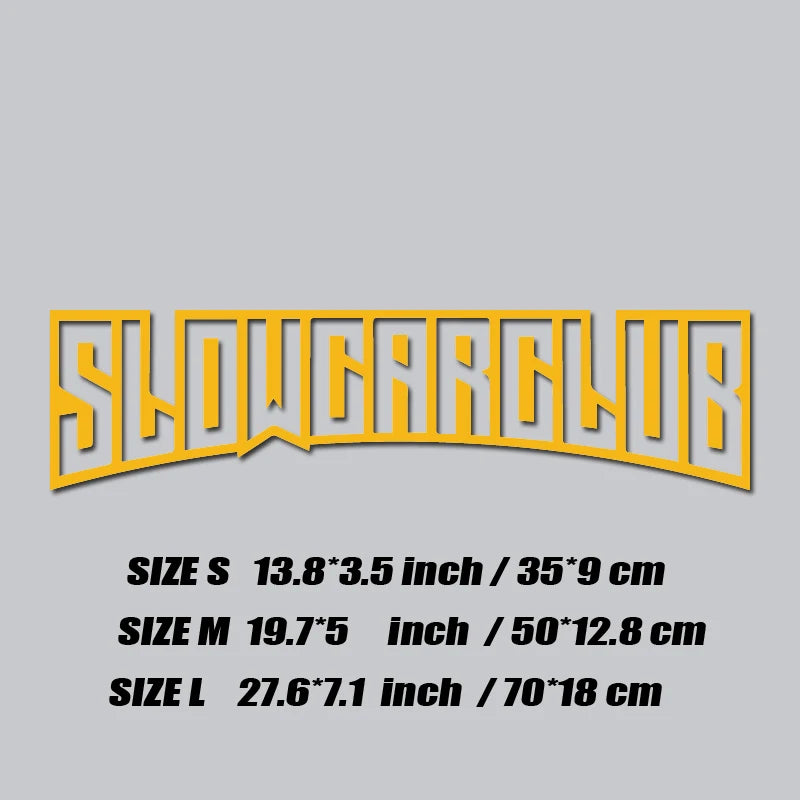 "Slow Car Club" – Premium JDM Sticker for Distinguished Performance Builds.