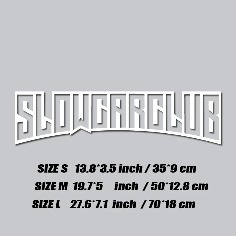 "Slow Car Club" – Premium JDM Sticker for Distinguished Performance Builds.