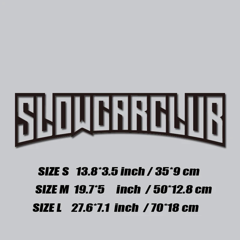 "Slow Car Club" – Premium JDM Sticker for Distinguished Performance Builds.